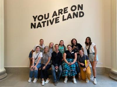 Marquette University Indigeneity Lab traveled to Chicago to visit the new permanent exhibition at the Field Museum, Native Truths: Our Voices, Our Stories